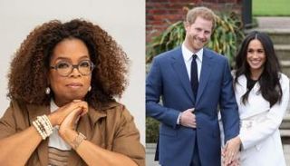 أوبرا وينفري والأمير هاري وزوجته
