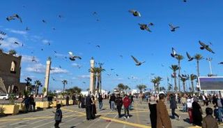 أحد ميادين العاصمة الليبية طرابلس (السفارة الألمانية)