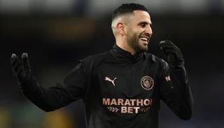 رياض محرز لاعب مانشستر سيتي الإنجليزي