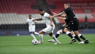 من مباراة الجزيرة وبني ياس