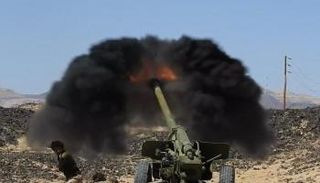 أحد مدافع الجيش اليمني - أرشيفية