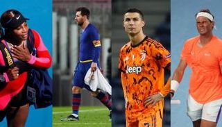 نادال - رونالدو - ميسي - سيرينا