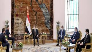 السيسي يستقبل الدبيبة بالقاهرة