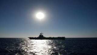 حاملة الطائرات الفرنسية شارل ديجول- أ.ف.ب