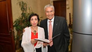 رجاء حسين وطليقها الفنان سيف عبدالرحمن 