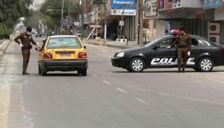 بغداد في أول أيام الحظر بعد ظهور السلالة المتحورة من كورونا