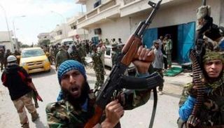 عناصر مليشيات ليبية تنتشر بعدد من المدن غرب ليبيا- أرشيفية