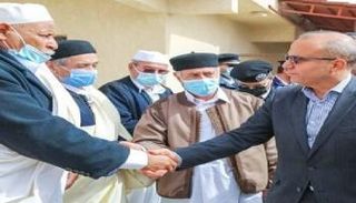 اللافي خلال زيارته لمدن الساحل الغربي