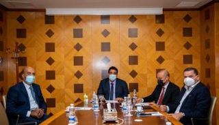 جانب من الاجتماع الأول للسلطة الليبية الجديدة