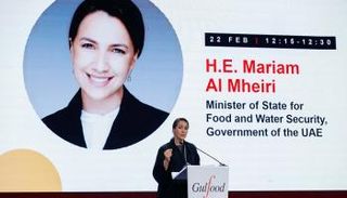 مريم المهيري وزيرة دولة للأمن الغذائي والمائي في الإمارات