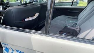 السيارة التي قتل فيها السفير الإيطالي لدى الكونغو الديمقراطية