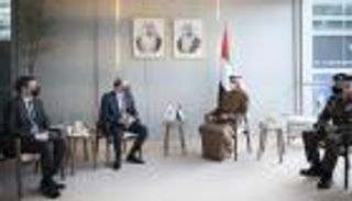 "آيدكس 2021 ".. محمد بن زايد يستقبل وزيري دفاع صربيا وقبرص
