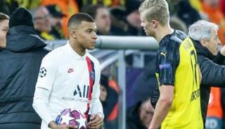 هالاند مع كيليان مبابي