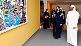 إحدى لوحات المعرض