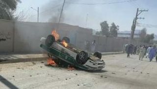 جانب من الاحتجاجات في سراوان - أرشيفية