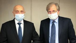 السفير الأمريكي ورئيس مجلس النواب الليبي -أرشيفية