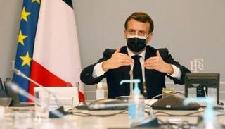 الرئيس الفرنسي إيمانويل ماكرون