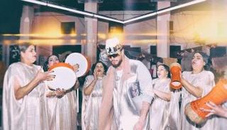 سعد لمجرد رفقة فرقة الهواريات