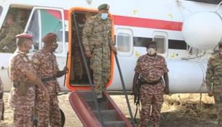 البرهان لدى وصوله ولاية القضارف- أرشيفية 