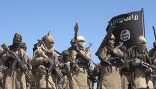 عناصر من تنظيم داعش الإرهابي في غرب أفريقيا