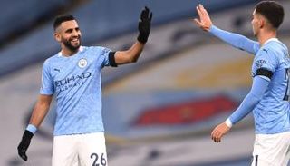 رياض محرز نجم فريق مانشستر سيتي