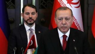 الرئيس رجب طيب أردوغان وصهره بيرات ألبيراق
