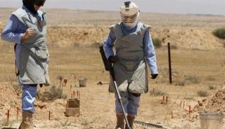 عملية إزالة متفجرات في مدن عراقية احتلها داعش