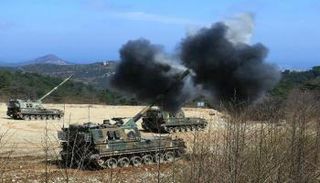 تدريبات عسكرية في كوريا الجنوبية - أرشيفية