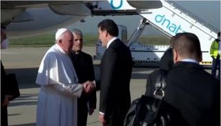 بارزاني يستقبل بابا الفاتيكان