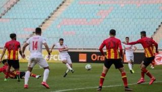من مباراة الزمالك والترجي التونسي