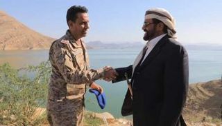 المالكي والعرادة في سد مأرب التاريخي