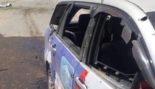 موقع التفجير الذي استهدف حملة توعية
