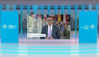 مدير منظمة الصحة العالمية خلال مشاركته بالقمة العالمية للحكومات