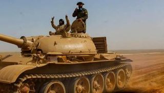 إحدى آليات الجيش الوطني الليبي