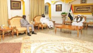 البرهان يستقبل نائب رئيس جنوب السودان