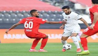 من مباراة الجزيرة والفجيرة