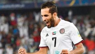 علي مبخوت مهاجم الجزيرة الإماراتي