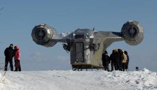  نموذج من إحدى السفن الفضائية 