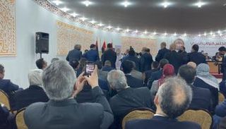 جانب من جلسة أداء اليمين الدستورية في طبرق