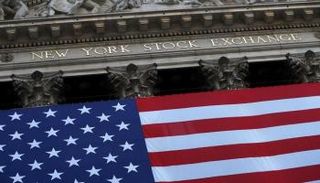 بورصة نيويورك في شارع وول ستريت