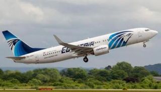 طائرة تابعة لأسطول شركة مصر للطيران