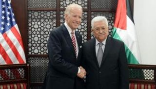 لقاء سابق بين بايدن وعباس