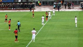 من مباراة الزمالك والترجي التونسي