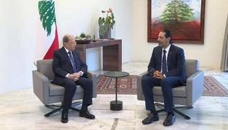 عون والحريري خلال لقاء سابق