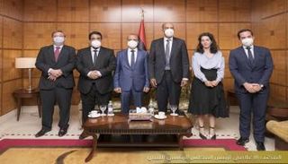 السفير الإسباني في ليبيا وأعضاء المجلس الرئاسي 