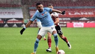 رياض محرز لاعب مانشستر سيتي الإنجليزي