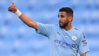 رياض محرز لاعب مانشستر سيتي الإنجليزي