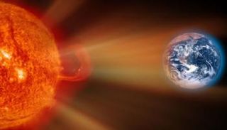 عاصفة شمسية تضرب الأرض- أرشيفية