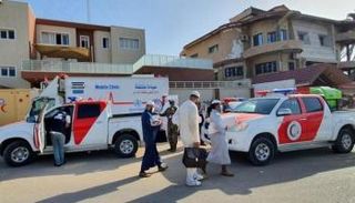 أحد مراكز فحص المواطنين من فيروس كورونا بليبيا