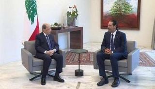 عون والحريري خلال لقاء سابق